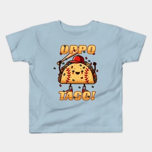 Funny OPPO TACO Baseball Softball Player Fan Home Run kawaii style Kids T-Shirt